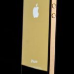 Zrcadlové zlaté sklo - světlé a nový design pro iPhone