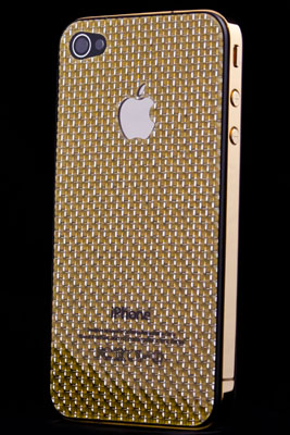 Laminátový panel - zlatý a nový design pro iPhone