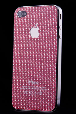 Laminátový panel - červeno stříbrný a nový design pro iPhone