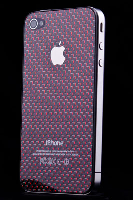 Laminátový panel - černo červený a nový design pro iPhone
