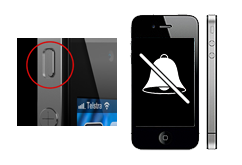 Oprava tlačítka vibrace/zvuk iPhone 4s